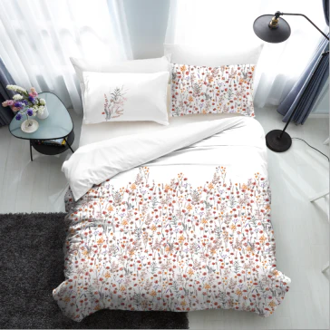 Mini Floral  (Solid Mauve Backing, sheets)