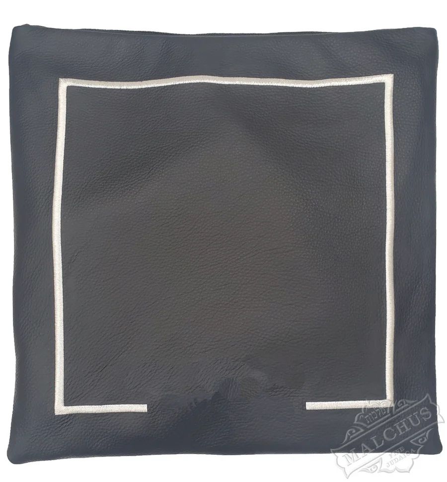 Talis Batlech Black Leather Silver Thread